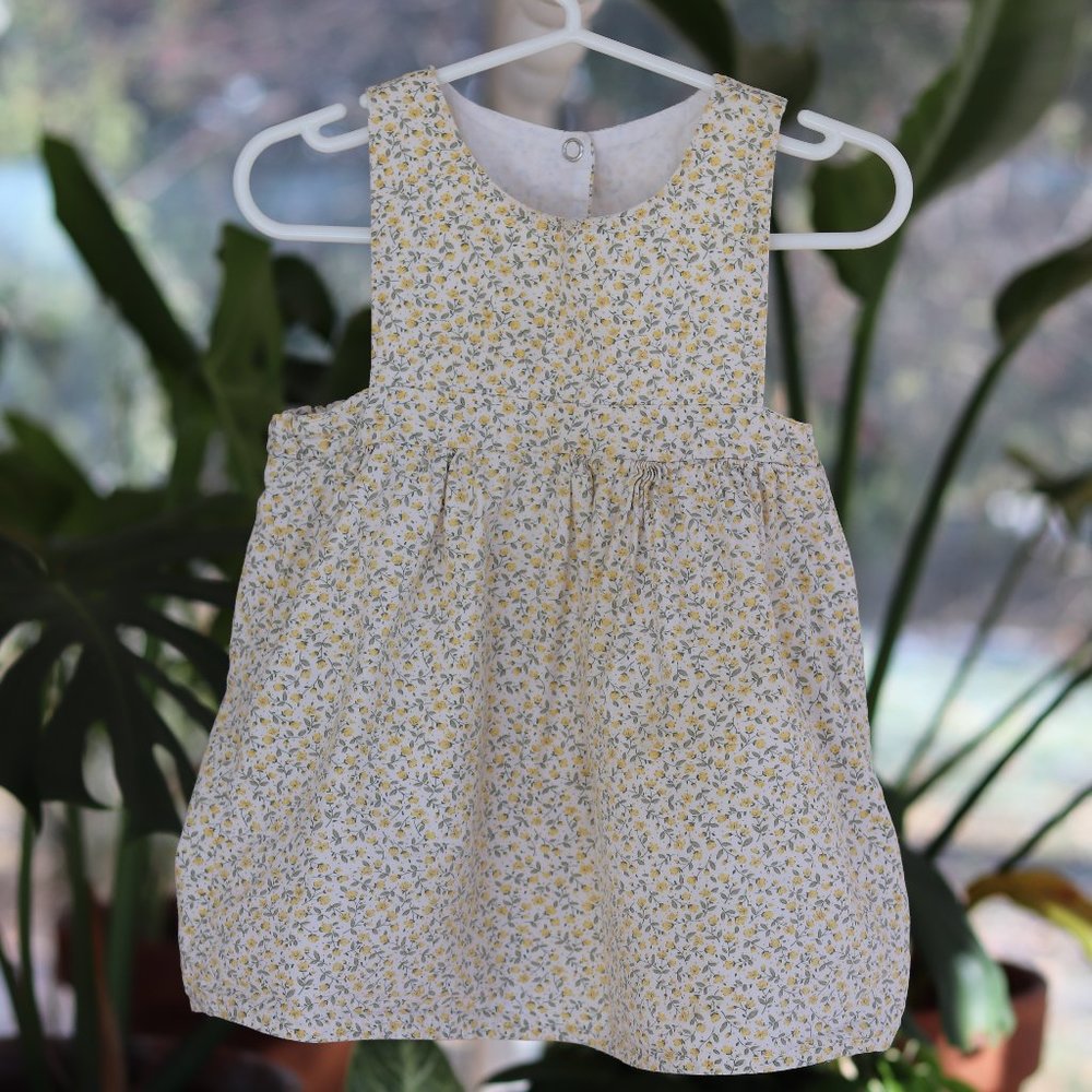 PETITE LOU & CO | Yellow floral print dress